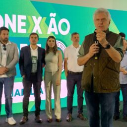 Em Marília, Caiado projeta reeleição de Lula se Flávio chegar ao segundo turno