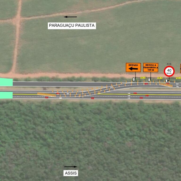 Obras na SP-284 alteram trânsito entre Assis e Paraguaçu Paulista a partir de segunda