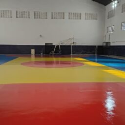 Ginásio da Amae II passa por revitalização após mais de 10 anos em Tupã