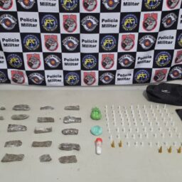 PM prende dois por tráfico de drogas em imóvel abandonado na zona sul de Marília
