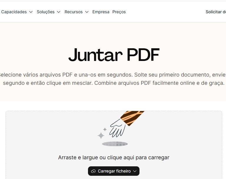 Como unir PDF e adicionar proteção por senha