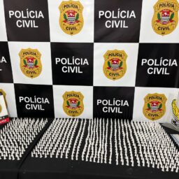 Dise detém três com mais de mil pinos na zona norte de Marília