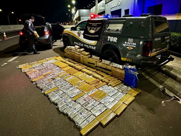 Polícia Rodoviária prende homem com 349 quilos de drogas em Guarantã
