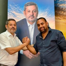 Rogerinho recebe prefeito de Júlio Mesquita em encontro sobre articulação regional