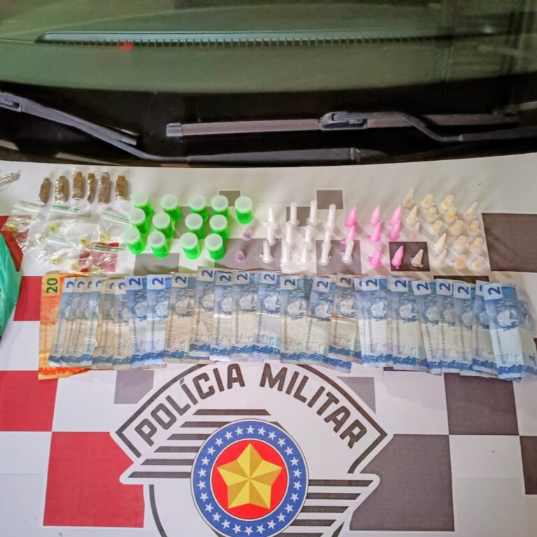Homem é preso com cocaína, crack, maconha e haxixe na zona sul de Marília