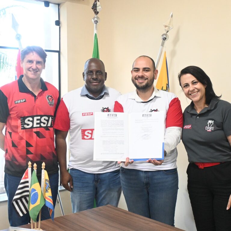 Pompeia firma parceria com o Sesi e amplia formação esportiva para 500 jovens