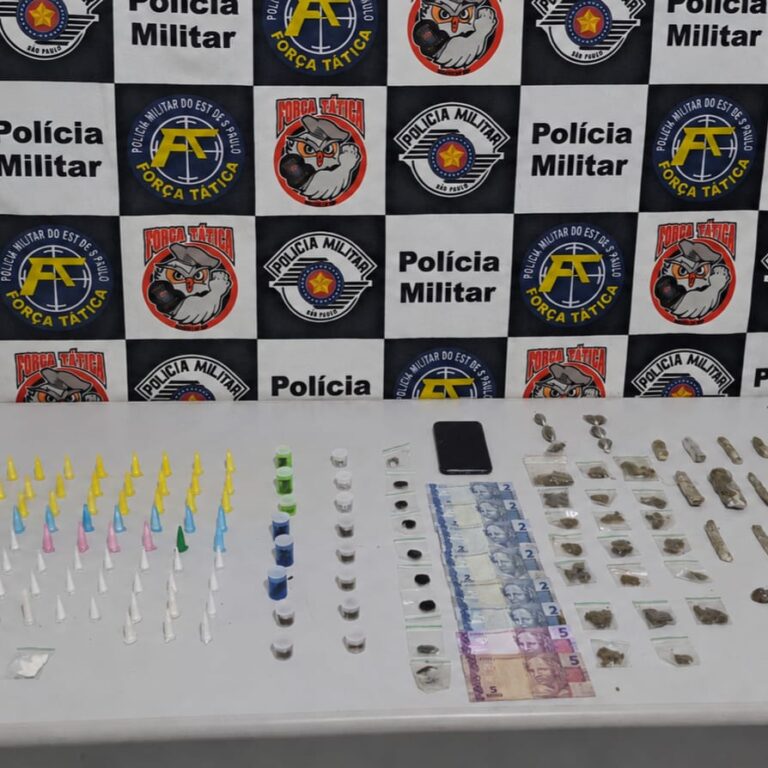 Homem é preso com cocaína, maconha e dry na zona oeste de Marília
