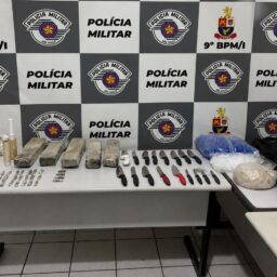 PM flagra ponto de fracionamento de drogas na zona norte de Marília