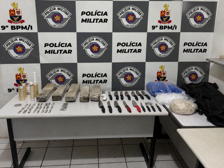 PM flagra ponto de fracionamento de drogas na zona norte de Marília