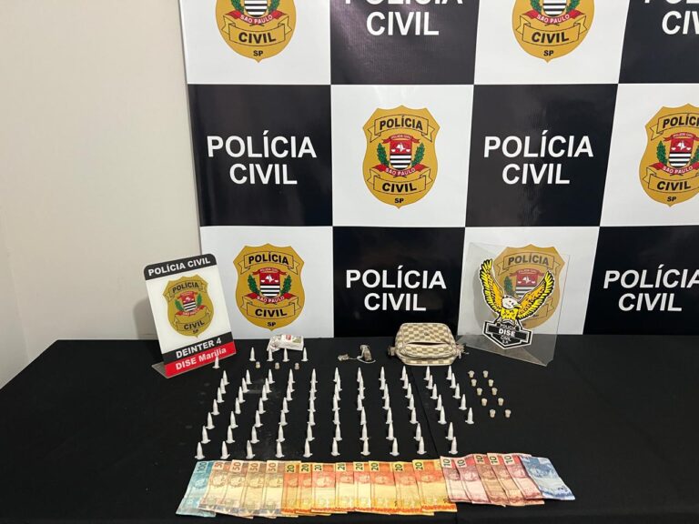 Dise prende suspeito em flagrante com drogas e mais de R$ 500 na zona norte de Marília