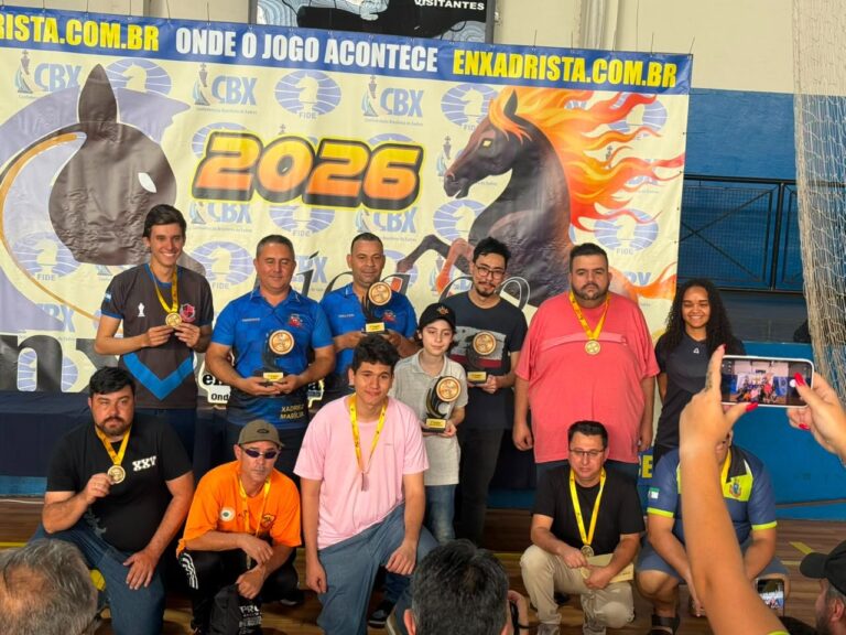 Xadrez de Marília conquista títulos e mira Open Internacional de Araguari
